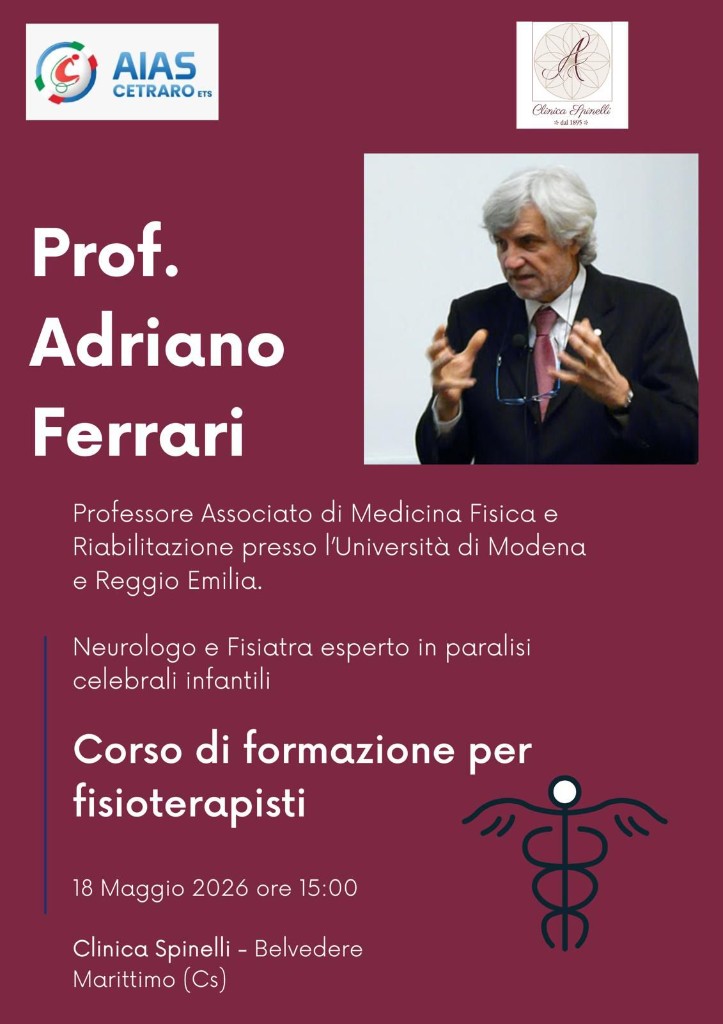 Corso di formazione per fisioterapisti con il Prof. Adriano Ferrari alla Clinica Spinelli