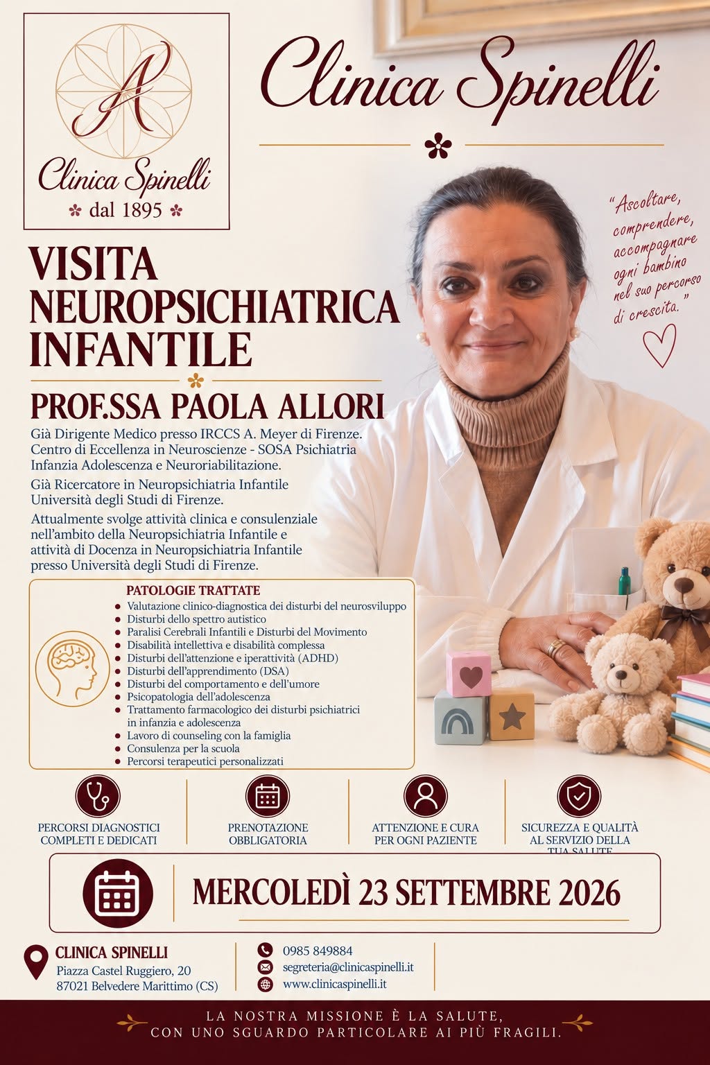 Visite Neuropsichiatriche Infantili Dott.ssa Paola Allori