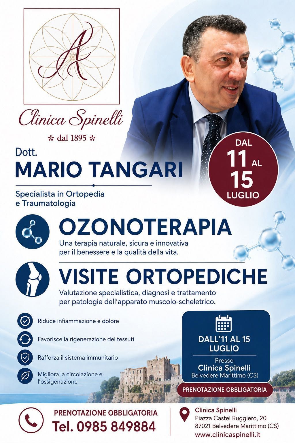 Visite Specialistiche Ortopediche ed Ozonoterapia